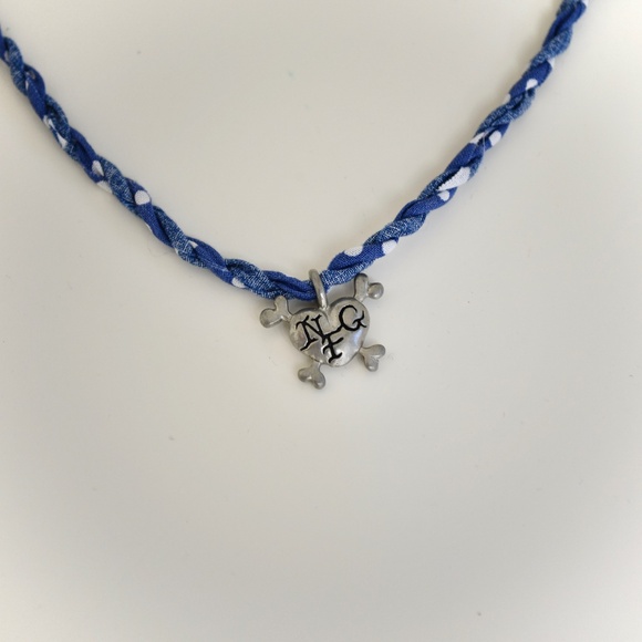 New Found Glory - Limited Edition NFG Heart Cross Bones Necklace Charm - Picture 1 of 3
